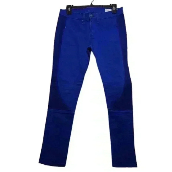 RAG & BONE Bright Blue Skinny For Intermix Jeans Size 28 Limited Edition - Picture 1 of 16